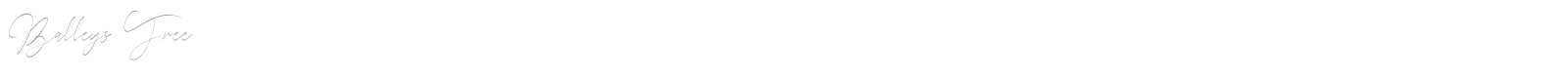 Balleys font preview